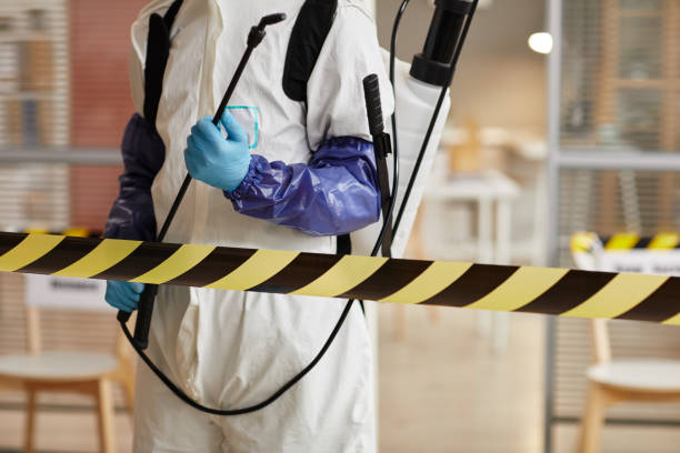 Professional Hoarding Cleanup technician working in Newark, AR
